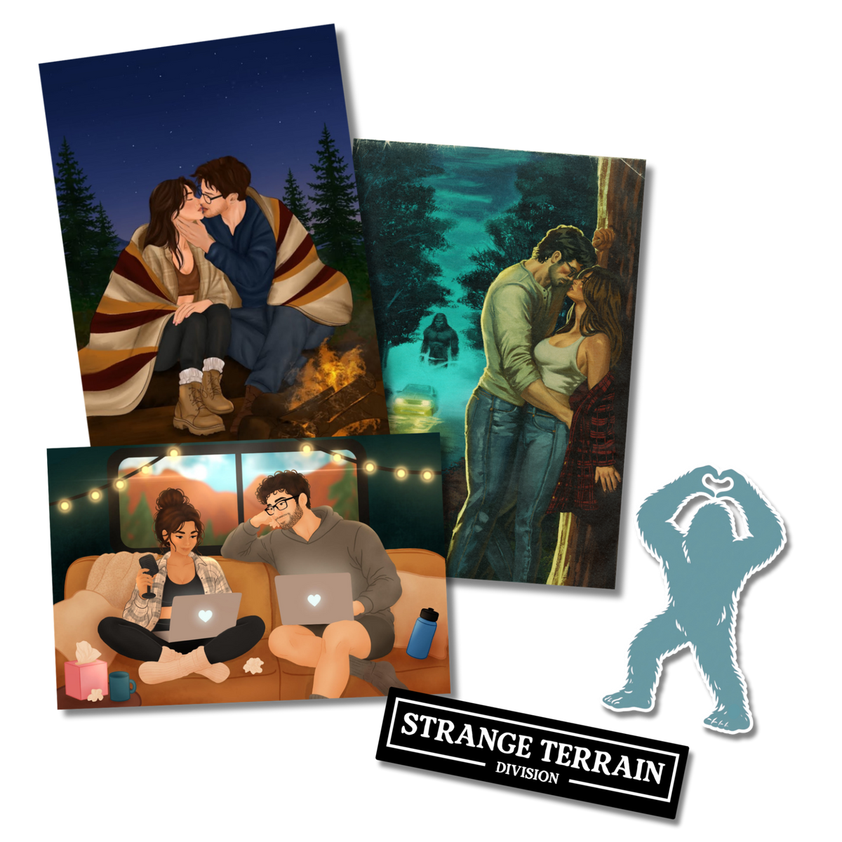Silent Shadows: Art + Sticker Pack